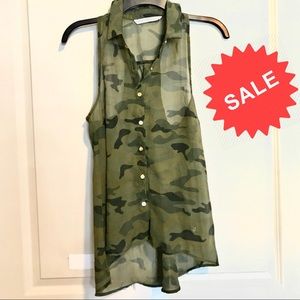 ‼️4/$15‼️ Army tank top